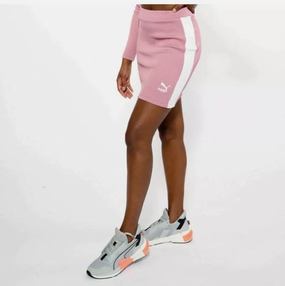 🆕Puma | Sunmi X Puma Classics Ribbed Skirt Foxglove Size Large - Picture 1 of 3